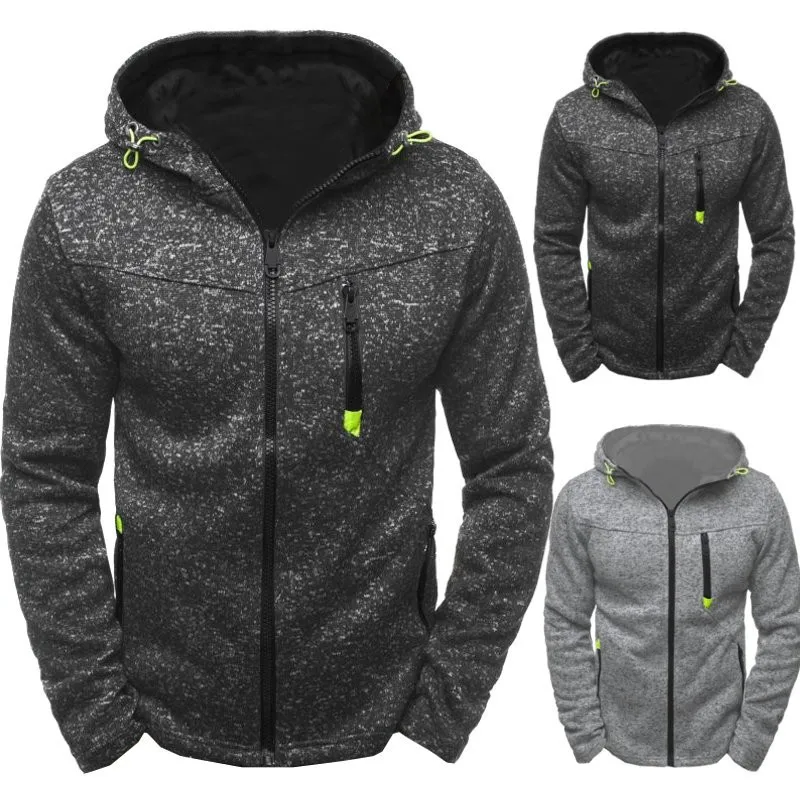 

Covrlge Hoodies Men Fashion Personality Zipper Sweatshirt Male Solid Color Hoody Tracksuit Hip Hop Autumn Hoodies Mens MWW146