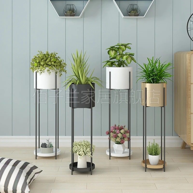 

Modern Art Simplicity A Living Room Indoor Landing Type Flowerpot Frame Balcony Meaty Botany Shelves