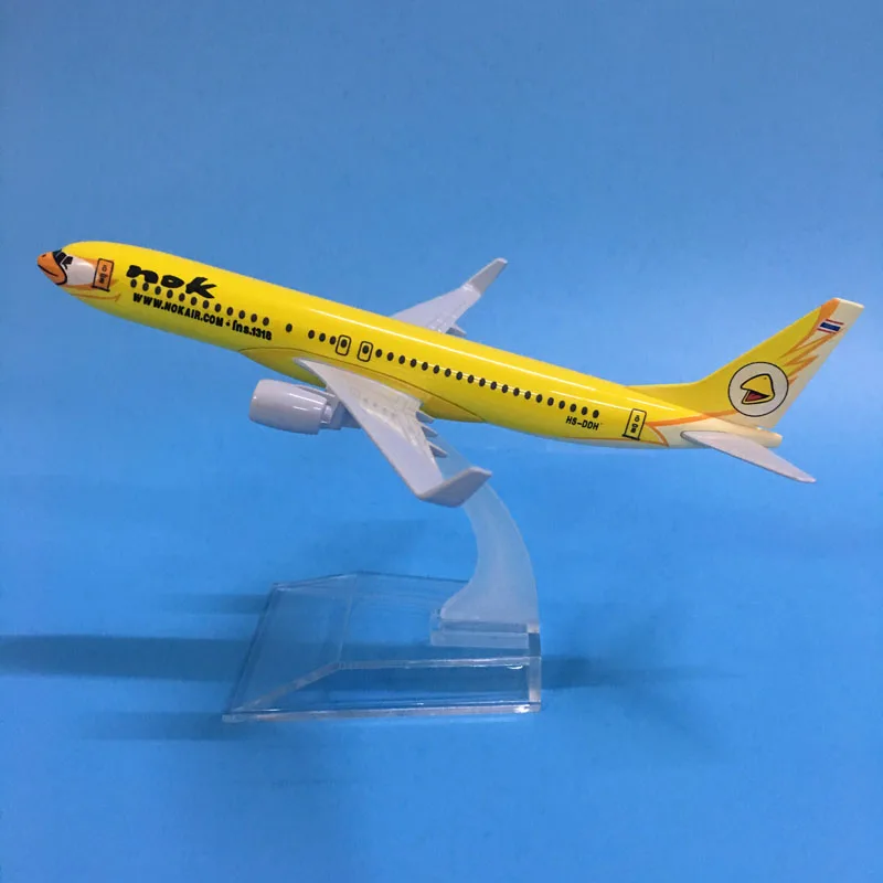 JASON TUTU модель самолета литая под давлением Металл 1:400 16 см модель самолета NOK AIR Boeing B747 модели самолетов самолет игрушка в подарок - Цвет: yellow