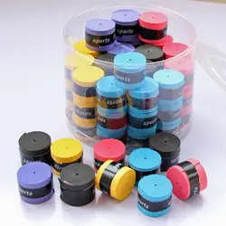 Breathable 60Pcs Durable Racket Overgrip Sweatband Faux Leather Racket Handle Tape Anti-scratch   for Padel Racket