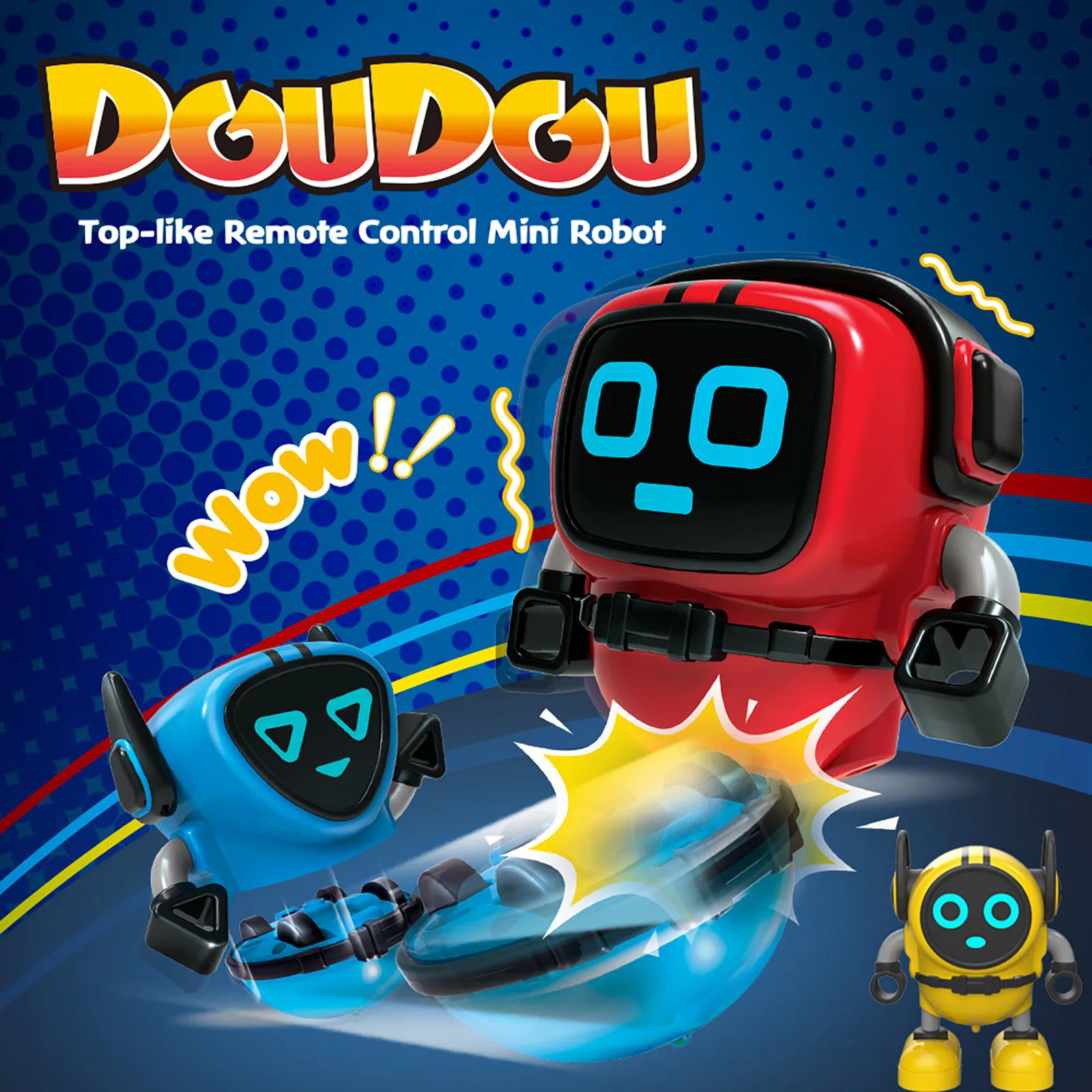Novelty Spinning Top Battle Robot Toy Cars Set & Deformation Toys For Kids 