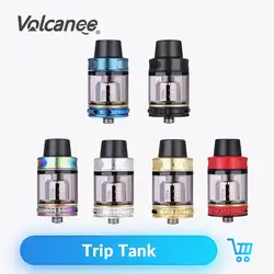 Volcanee Trip Tank регулируемый Топ заполняющий Vape танк 2 мл/6 мл емкость сетчатая катушка для 510 резьбы Mech Mod E Cig испаритель VS Zeus Dual