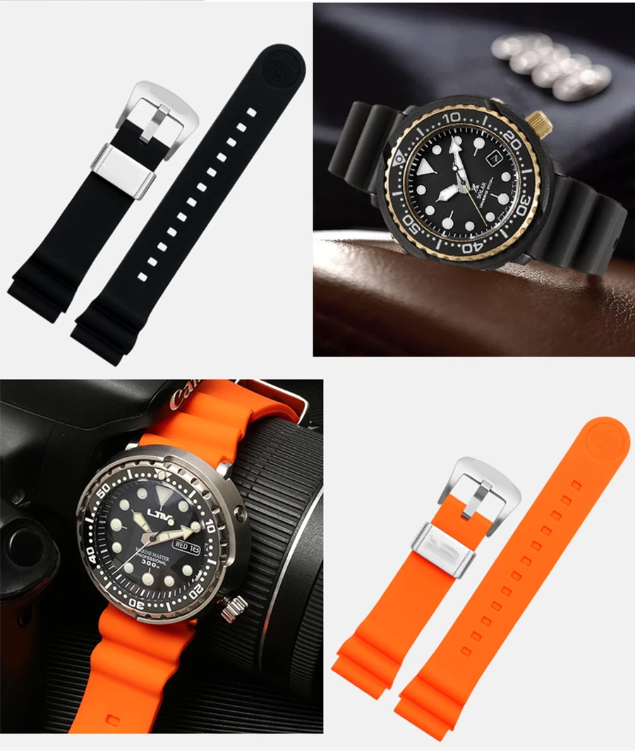 Marinemaster Pulseira, Pulseira de mergulho, SKX007, 20mm, 22mm