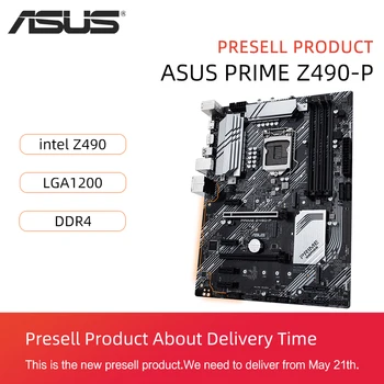 

ASUS PRIME Z490-P DESKTOP intel LGA 1200 MASTER COMPUTER GAMING ATX Z490 MOTHERBOARD USB 3.1 USB 3.0 SATA3
