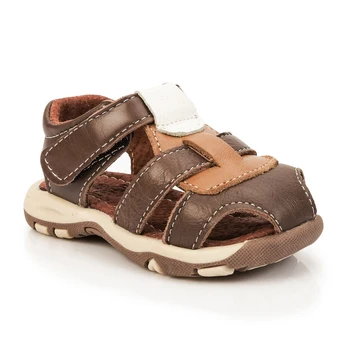 

Sandals for the boy F15 MINAKU brown, r. 24 3604040