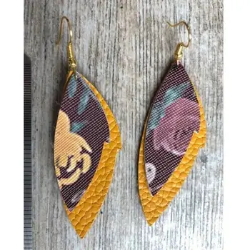 

Y47 Exquisite earrings scrapbook wood mold leather mold die-cut handmade crafts