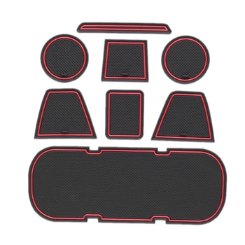 

Anti-Slip Car Door Rubber Cup Cushion Red Gate Slot Pad for Toyota 86 Subaru BRZ GT86 FT86 Scion FR-S 2012~2019 Mat Accessories