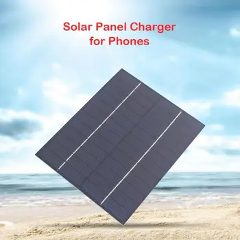 

Portable 6.5W 12V 5V Solar Panel Charger with USB DC Output for Phone Battery Compact and Portable Carry Convenient