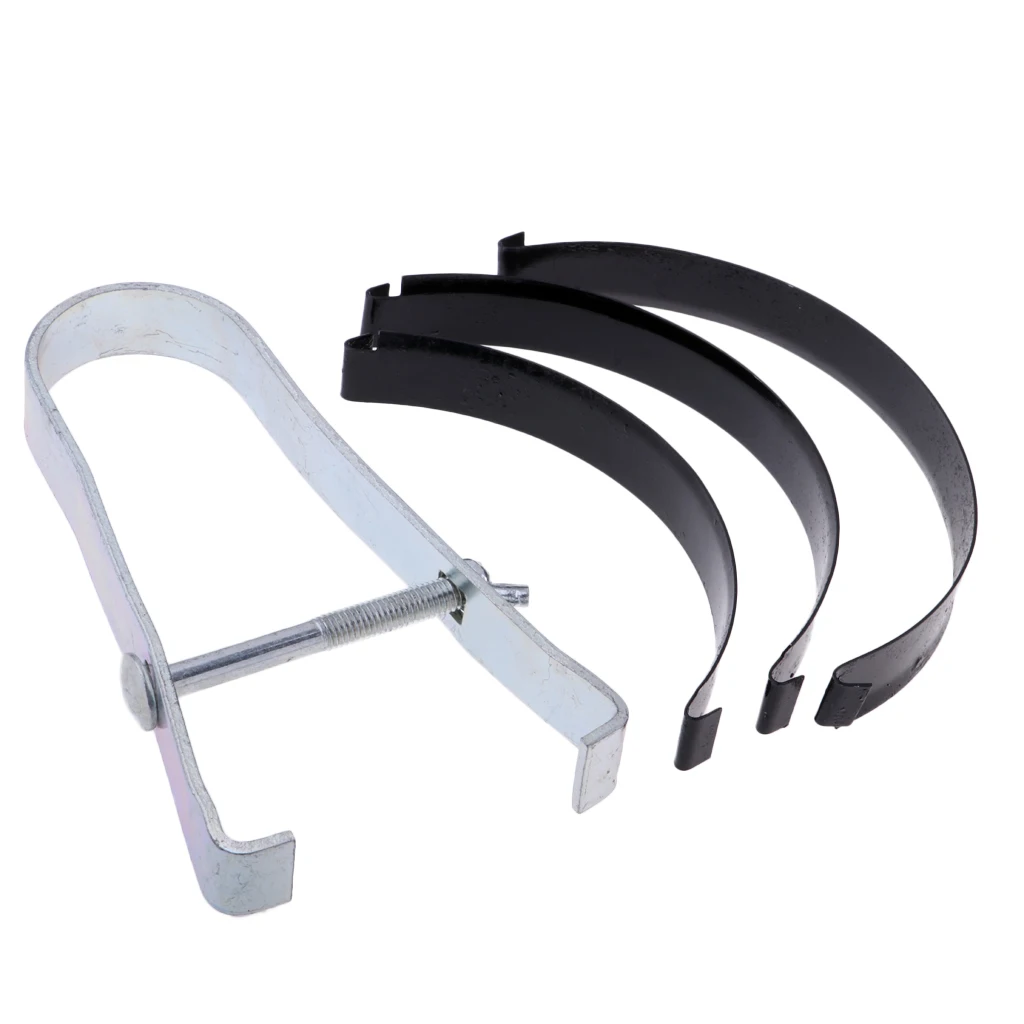 1 Sets Motorcycle Piston Ring Clamp Piler Installer Service Tool & Ring Compressing Compressor Set Fit Range 50mm to 85mm