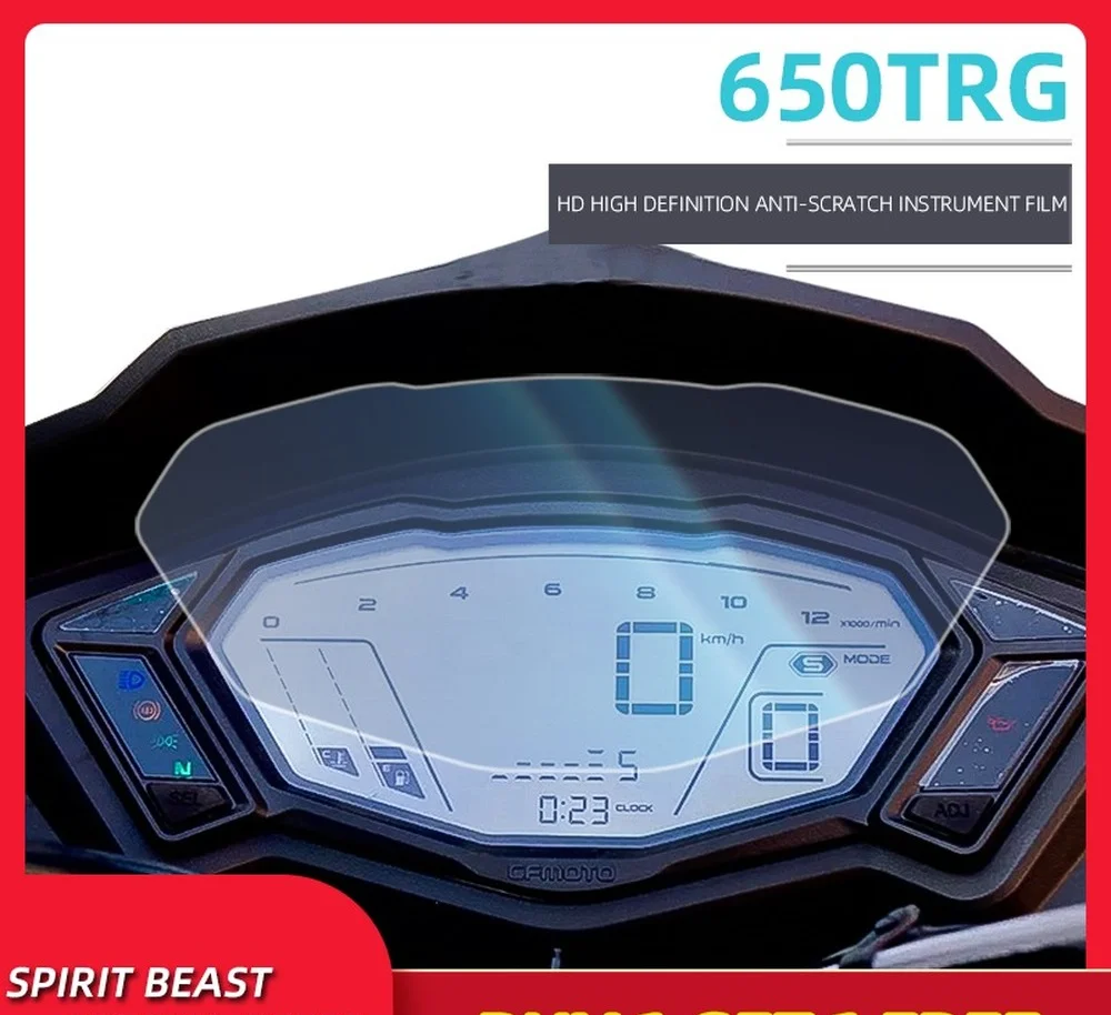 

Motorcycle Speedometer Scratch Proof TPU Protection Film Dashboard Screen Instrument Film for CFMOTO 650TRG 650TR-G