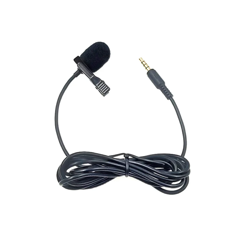 

New Portable Mini Clip On Lapel Headset Microphone Wired 3.5mm Condenser Mic Universal Loudspeaker for Tour Guide Teaching