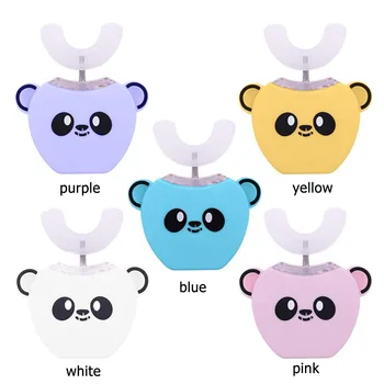 

360 Degrees Intelligent Automatic U Shaped Ultrasonic Electric Toothbrush 3 Modes Adults Smart Teeth Cleaner USB Rechargeable