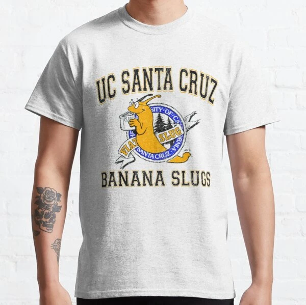 Mens Vincent Vega Pulp Fiction Banana Slugs T Shirt 