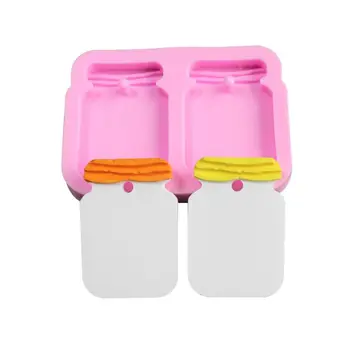 

1pc Handmade Milk Bottle Pendant Resin Jewelry Mold Glass Bottle Mold Jewelry Making Tools