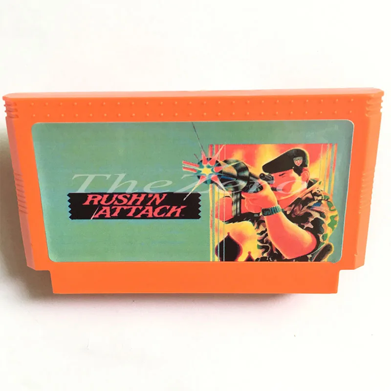 Rush'n Attack for 8 Bit Game Player Game Card for 60 Pin Cartridge Game Card