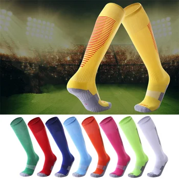 

boys football socks athletics knee-high socks kids uniform school socks boys sport training long socks children soccer ball