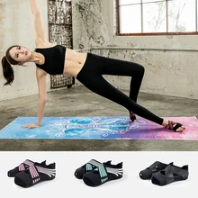 Носки для йоги обувь для водных видов спорта Toeless противоскользящие Пилатес Барре балет Бикрам носки для тренировки обувь с захватами быстросохнущие мужчины женщины