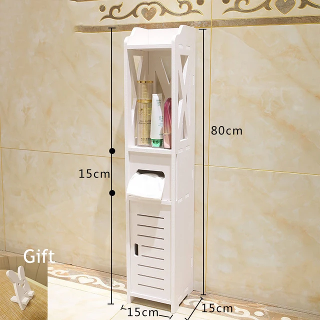 Bathroom Vanity Floor Standing Shelf Storage Cabinet Washbasin Shower Corner Shelf Sundries Home Furniture Storage Racks 1