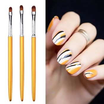 

3PCS/Set Professional Nail Art Dotting Tools Pen Brush UV Gel Polish Brushes Drawing Painting Dots Pen Manicure Accessories