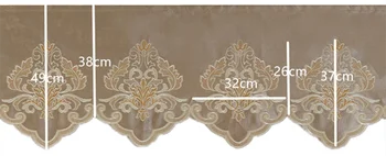 

European style Exquisite embroidery pelmet,Decorative canopy valance Used for curtains at the top (Not including Cloth curtain)