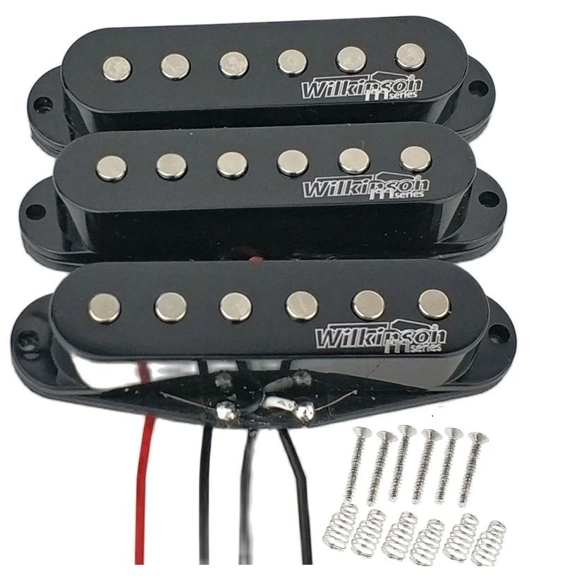 Wilkinson High Output Ceramic ST Strat Single Coil Pickups Set