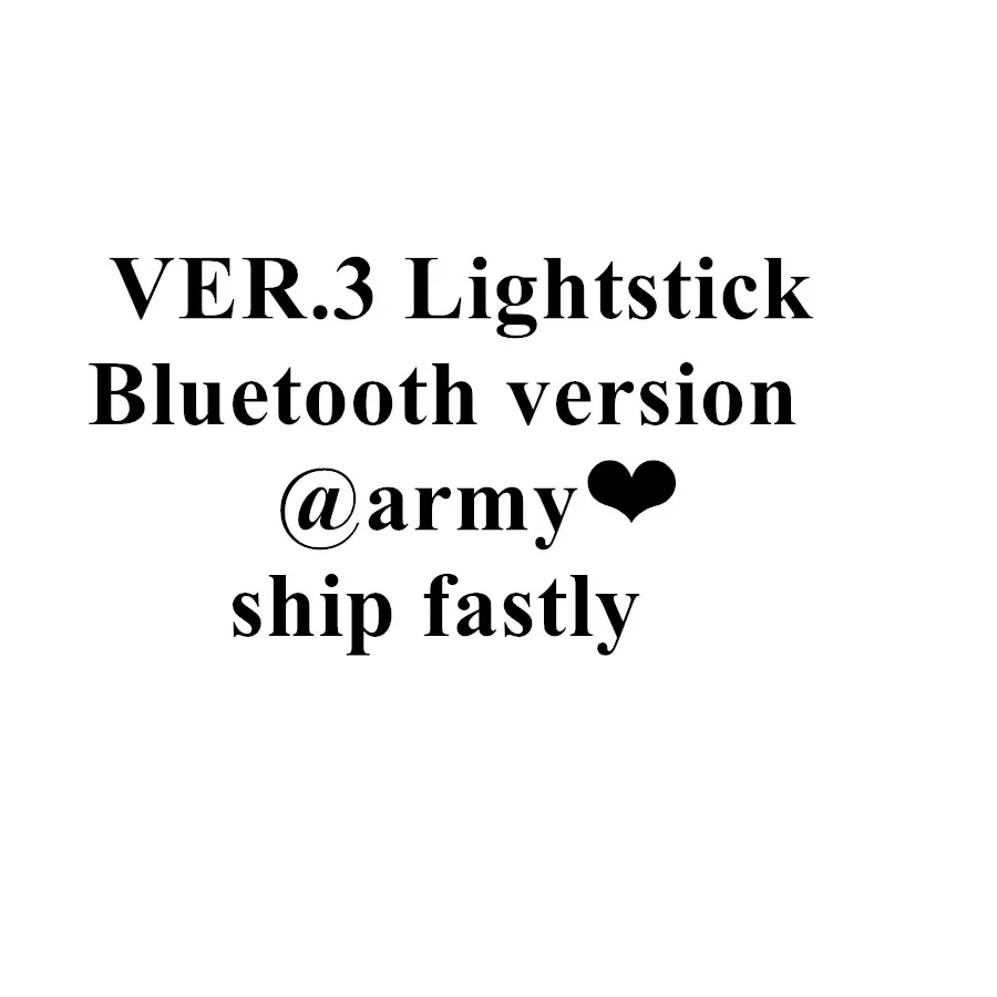 Billig Original ARMEE Bombe kPOP APP Bluetooth Lampe Stick VER.3 Leucht Glowing Stick Konzert Lampe Glow Leucht LOMO Karte