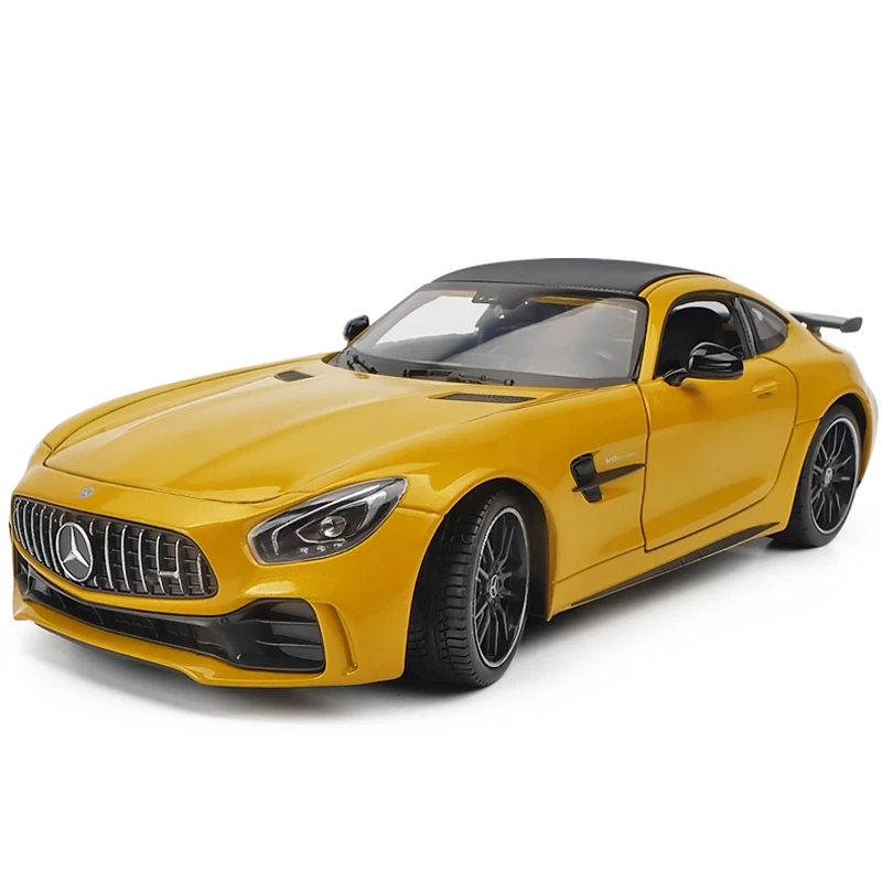 Модель спортивного автомобиля WELLY 1:24 Mercedes Benz AMG GT модель из сплава декоративная