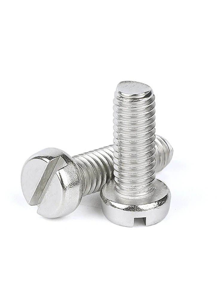 Lot De Boulons Hexagonaux En Acier Inox 304 Avec Fente - Tailles M4 M5 M6 M8 M10, Neufs, Pour Bricolage Et Montage