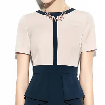 

2019 Europe and America Summer New Style Fashion Elegant Elegant Ol Debutante Sheath Wear Dress