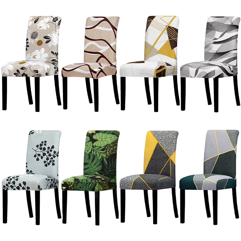 Chair-Cover Stretch Dining-Room Christmas Universal-Size Hotel Elastic Banquet Home Cheap