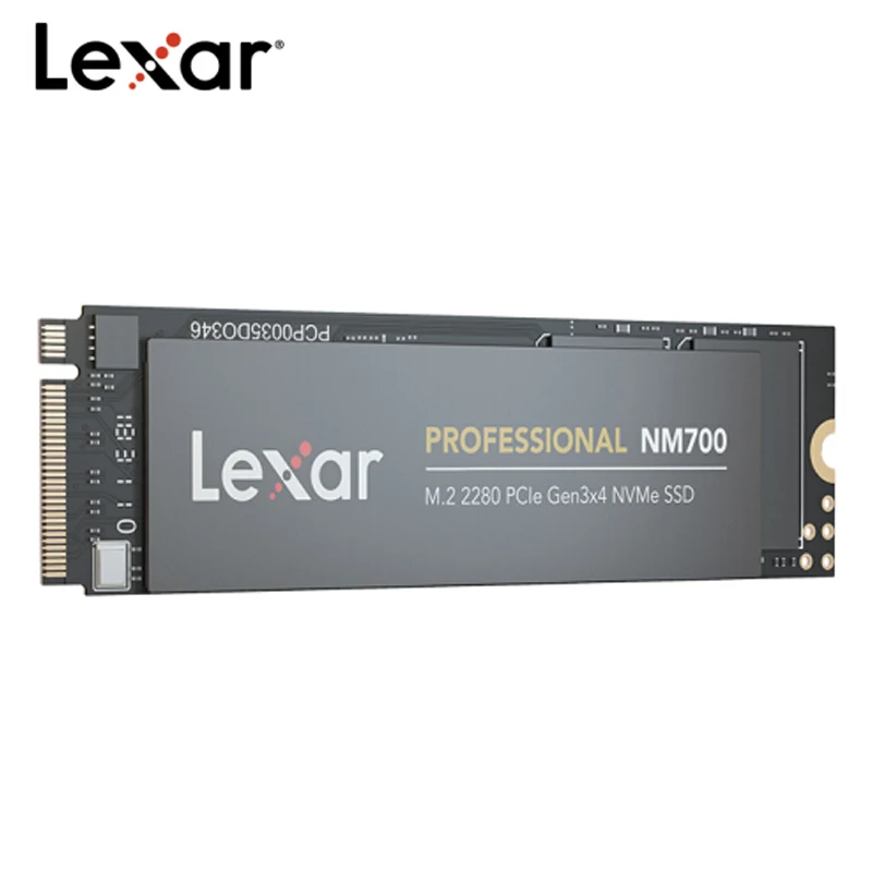 Твердотельный накопитель Lexar 256 ГБ SSD NVMe PCIe Gen3x4 NM700 M.2 2280 TLC HDD 512 1 ТБ Внутренний