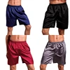 Silk Satin Shorts for Men Fashion Summer Homewear Pajamas Bottoms Sleepwear Solid Color Beach Pants Underwear Female Short Pants 5