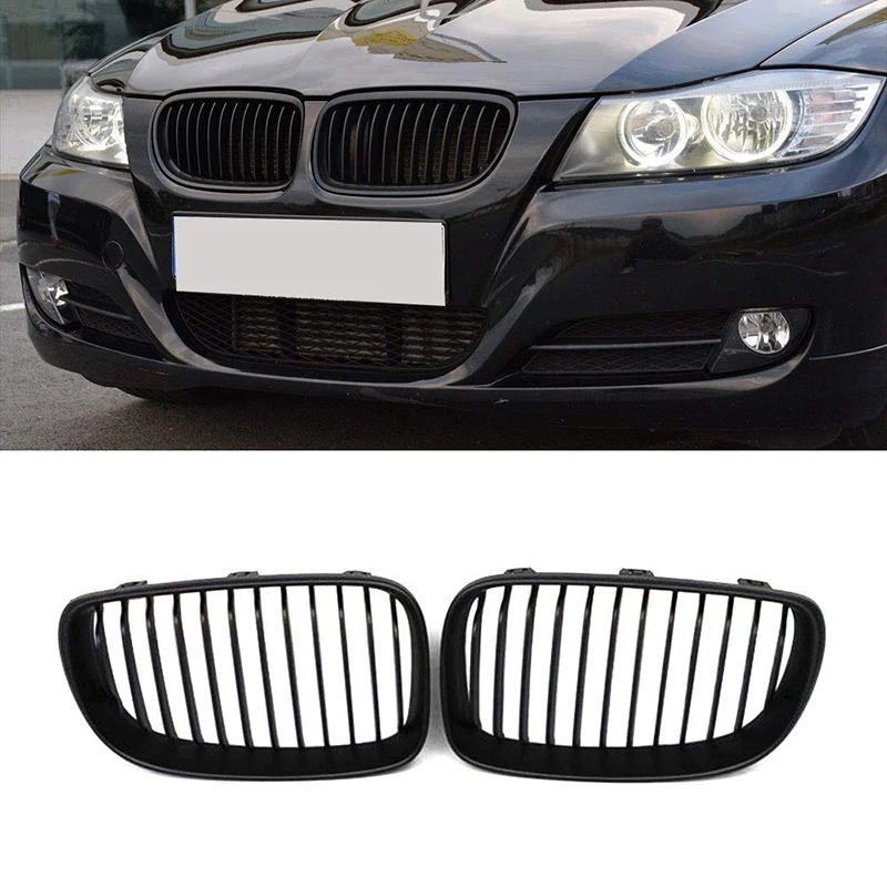 Передний бампер Спортивная решетка для BMW E81 E82 E87 E88 1 серии LCI 2007 2013 (матовый
