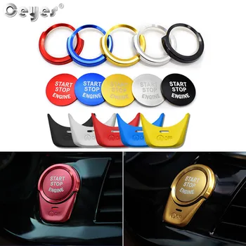 

Car Push Start Stop OFF Button Cover Ring Stickers For BMW X3 X4 X5 X6 5 6 7 Series Auto Accessories Styling Interior Sticker