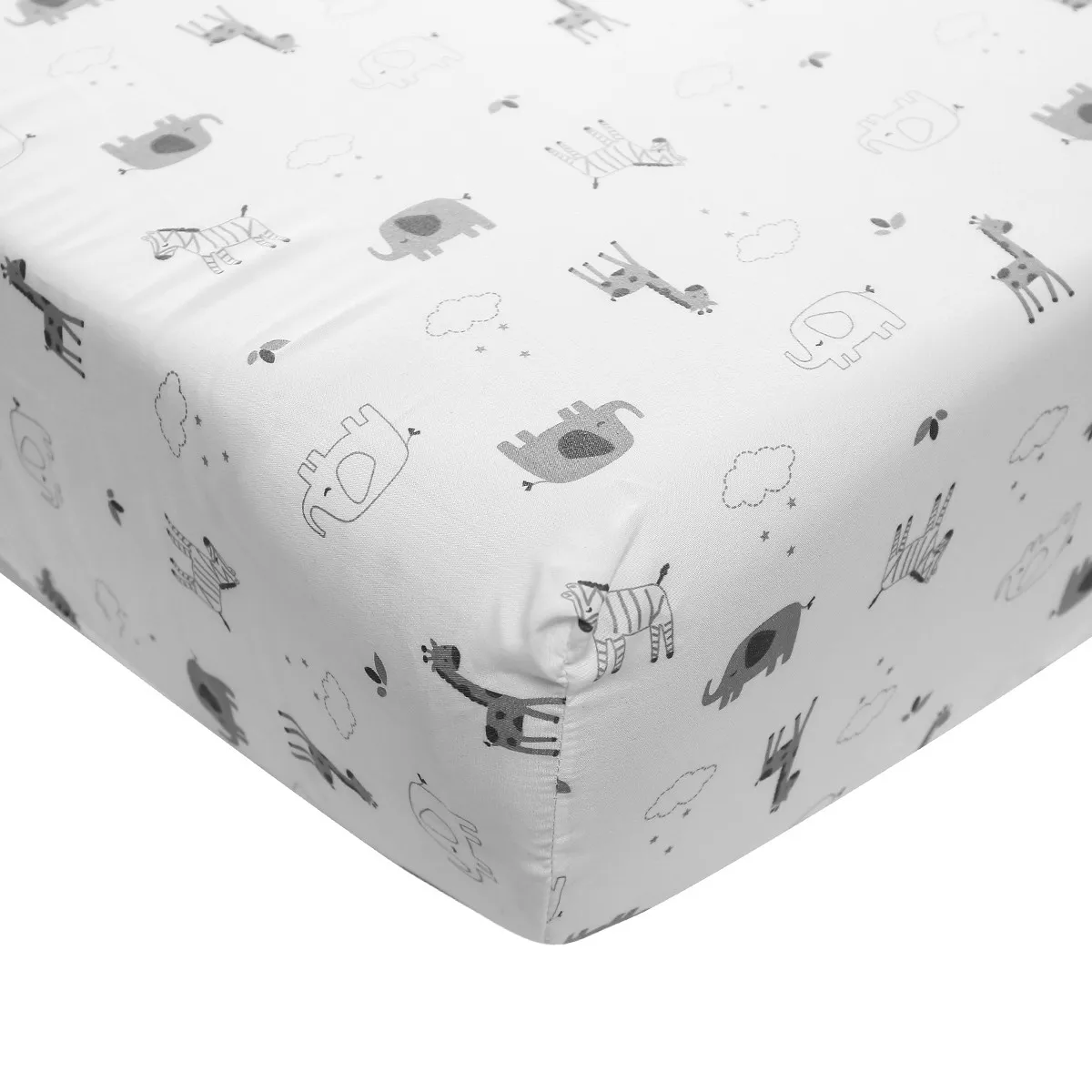 Crib Sheet With Elastic Baby & Toddler Universal Fitted Sheets for Boy