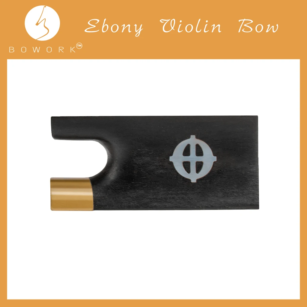 

BOWORK Violin Bow Ebony Frog 3/4 4/4 Fiddle Bow Luthier Replacement Accessories