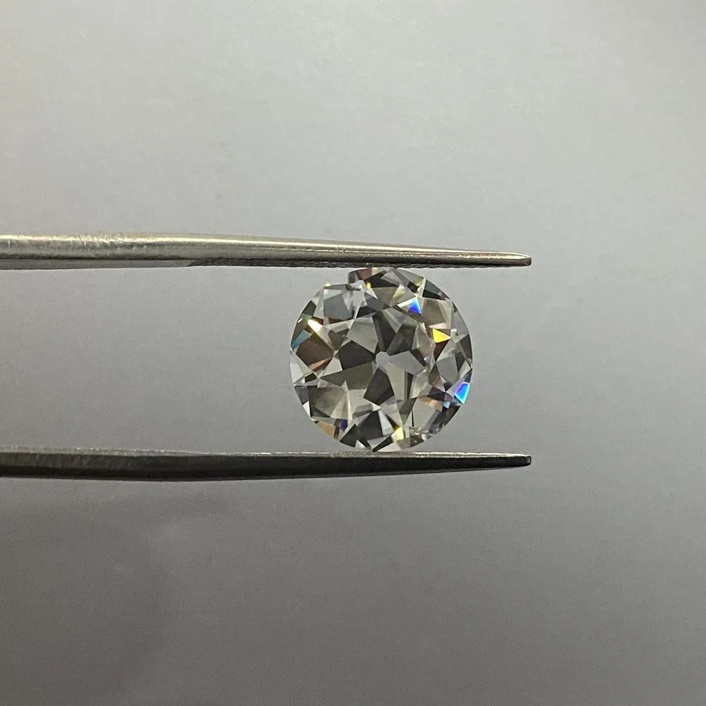 Meisidian 10mm 4 Karat D VVS1 Round Old European Cut Loose Moissanite Diamond Price 5