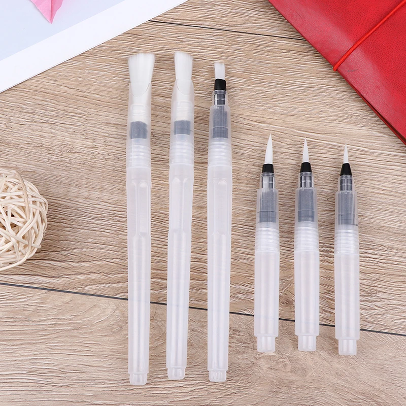 Refillable Paint Brush Water Color Brush Soft Watercolor Brush Ink Pen For Painting Calligraph Drawing Art Supplies