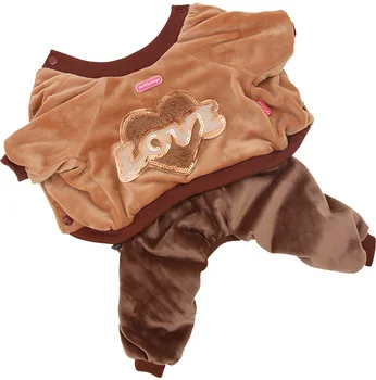 

FOR MY DOGS FOR MY DOGS costume for dogs brown velor FW815-2019