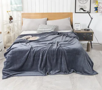 

Macaron Color Throw Blanket Super Soft Warm Single Layer Flannel Blanket For Child And Adult Skin-friendly Travel Sleep Blanket