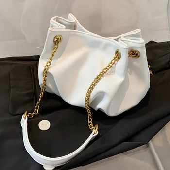 

Leisure Solid Women Cloud Miumiu Bag Package Female Summer New Fashion Commuting Chain Single-shoulder Crossbody Bag Handbags