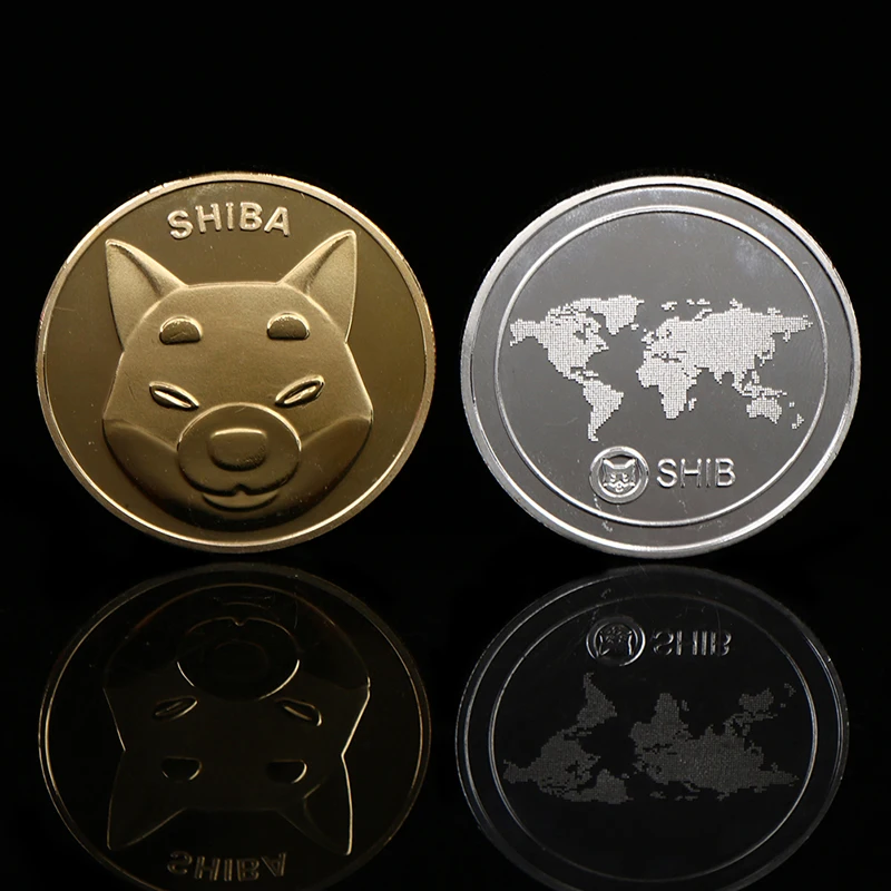 Shib Shiba Inu Coins Commemorative Badge Dog Digital Virtual Souvenir C A/ 