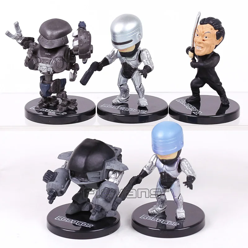 Мини фигурки RoboCop из ПВХ Коллекционная модель игрушки 5 шт./компл.|Игровые и
