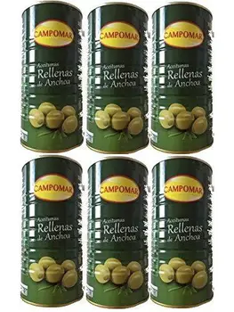 

Latta di olive giganti farcite da 2 kg. di Campomar [PACK 6 UNITÀ]