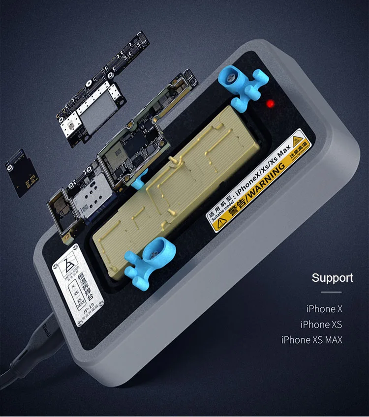 Qianli Mega-Idea Mortherboad cpu IC чипы распайки станция для iPhone X/XS Max быстрый нагрев клей для удаления платформы