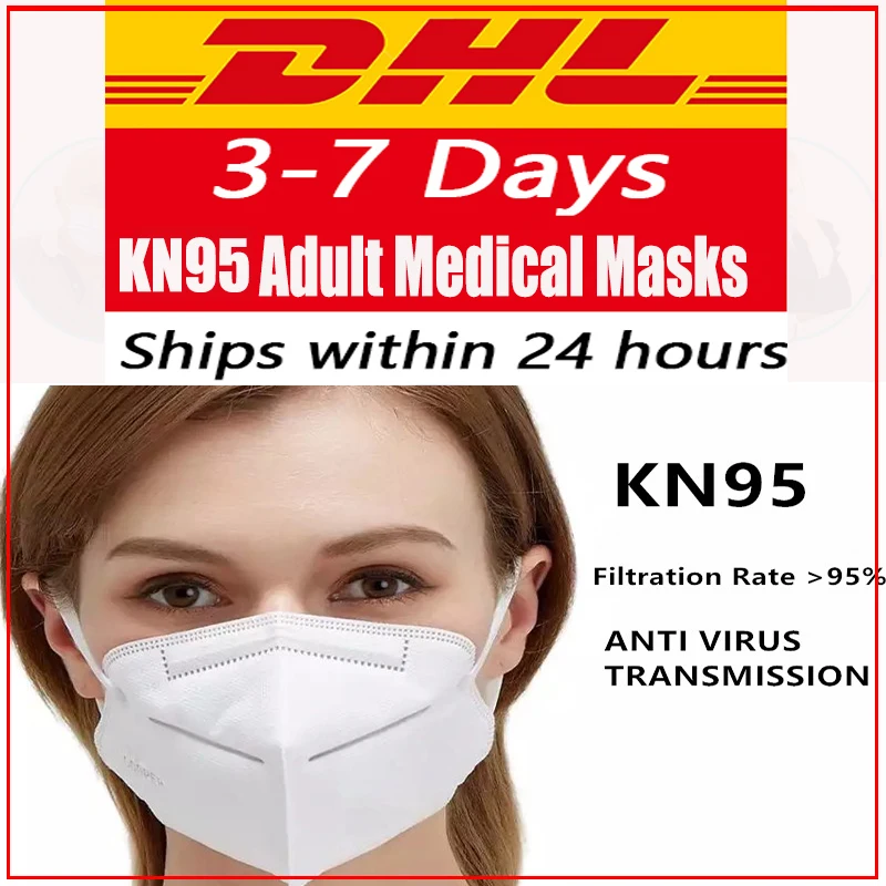 

1/10/20/50pcs KN95 CE Certification Face Mask PM2.5 Anti-fog Strong Protective Mouth Mask FFP3 Respirator Reusable Dropshipping