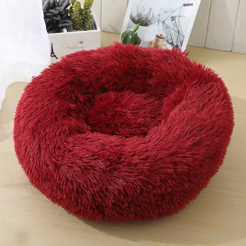 Super Soft Dog Bed Round Washable Long Plush Dog Kennel Cat House Velvet Mats Sofa Dogs Basket Pet Bed Mat Cushion Animals Sofa Super Soft Dog Bed Round Washable Long Plush Dog Kennel Cat House Velvet Mats Sofa Dogs Basket Pet Bed Mat Cushion Animals Sofa