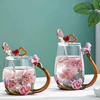 

European Luxury Coffee Cup Tea Cups and Saucer Sets Tumbler Coffee Travel Mug Coffee Cup Travel Cappuccino Tazas Drinkware Bb50