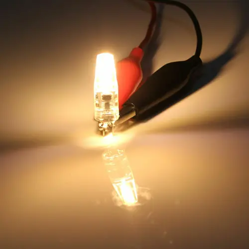 G4 LED COB 스트로브 깜박이는 전구 교체 할로겐 30W 60W, 울트라 브라이트 샹들리에 램프 DC 12V 쿨 웜 화이트 2508 4
