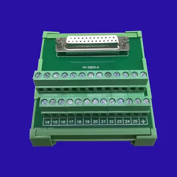

PLC Terminal Block DB25 Serial Parallel Port Adapter Board Female Terminal Board Compatible with ADAM3925